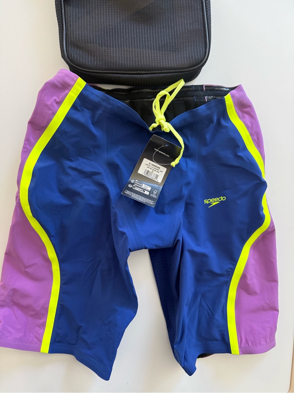 Speedo Men's Fastskin LZR Pure Intent 2.0 Jammer Navy/Purple